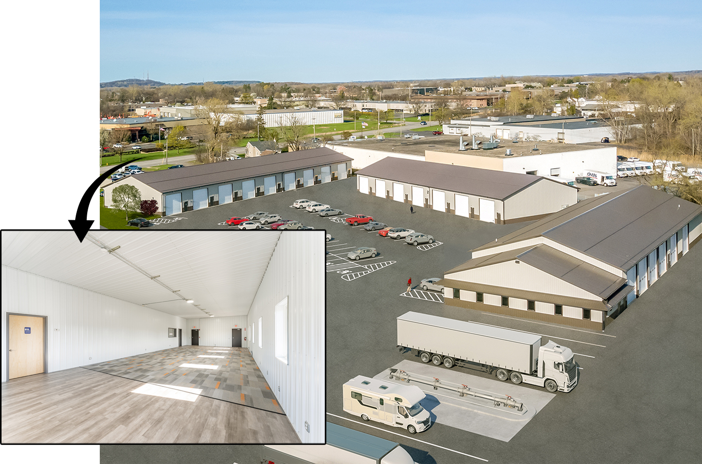 Flexible industrial space for rent